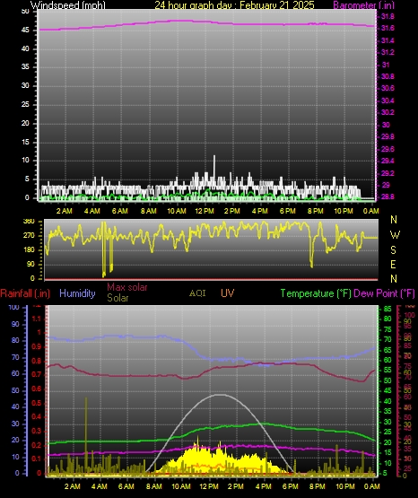 24 Hour Graph for Day 21