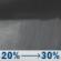 Thursday Night: A chance of rain showers after 8pm. Mostly cloudy, with a low around 62. Chance of precipitation is 30%. Thursday Night: Chance Rain Showers